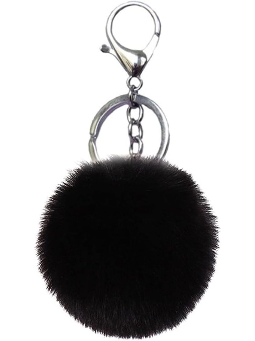 Pom Pom Keychain Artificial Fur Ball Keychains Tote Pendant